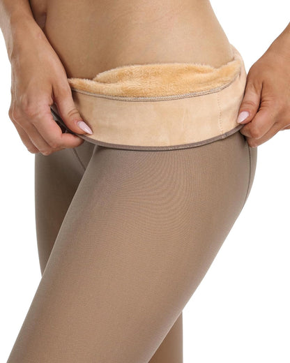 Fleece Lined Winter Warm Leggings for Women Thick Thermal Velvet Tights