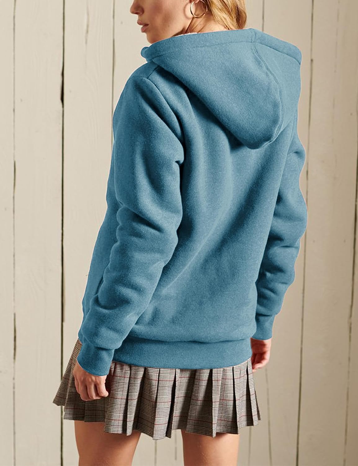 Women's Winter Hoodies Pullover Sherpa Fleece Warm Heavyweight Sweatshirt