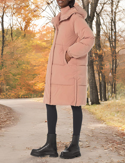 Women's Oversized Long Puffer Jacket (Available in Plus Size)