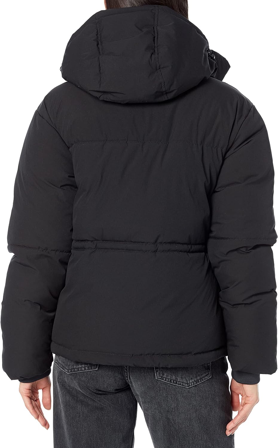 Women's Short Waisted Puffer Jacket (Available in Plus Size)