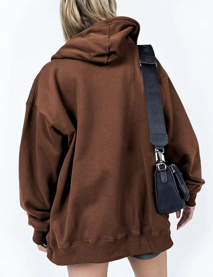 Women's Winter Hoodies Pullover Sherpa Fleece Warm Heavyweight Sweatshirt