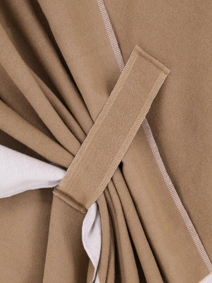 Women's Shawl Wrap Poncho Ruana Cape Open Front Cardigan Shawls for Fall Winter