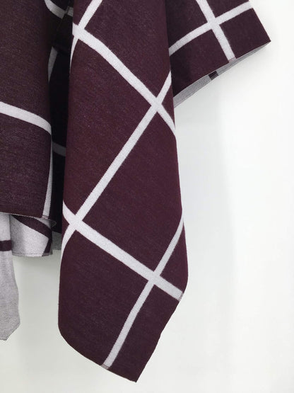 Women's Shawl Wrap Poncho Ruana Cape Open Front Cardigan Shawls for Fall Winter