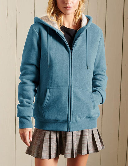 Women's Winter Hoodies Pullover Sherpa Fleece Warm Heavyweight Sweatshirt