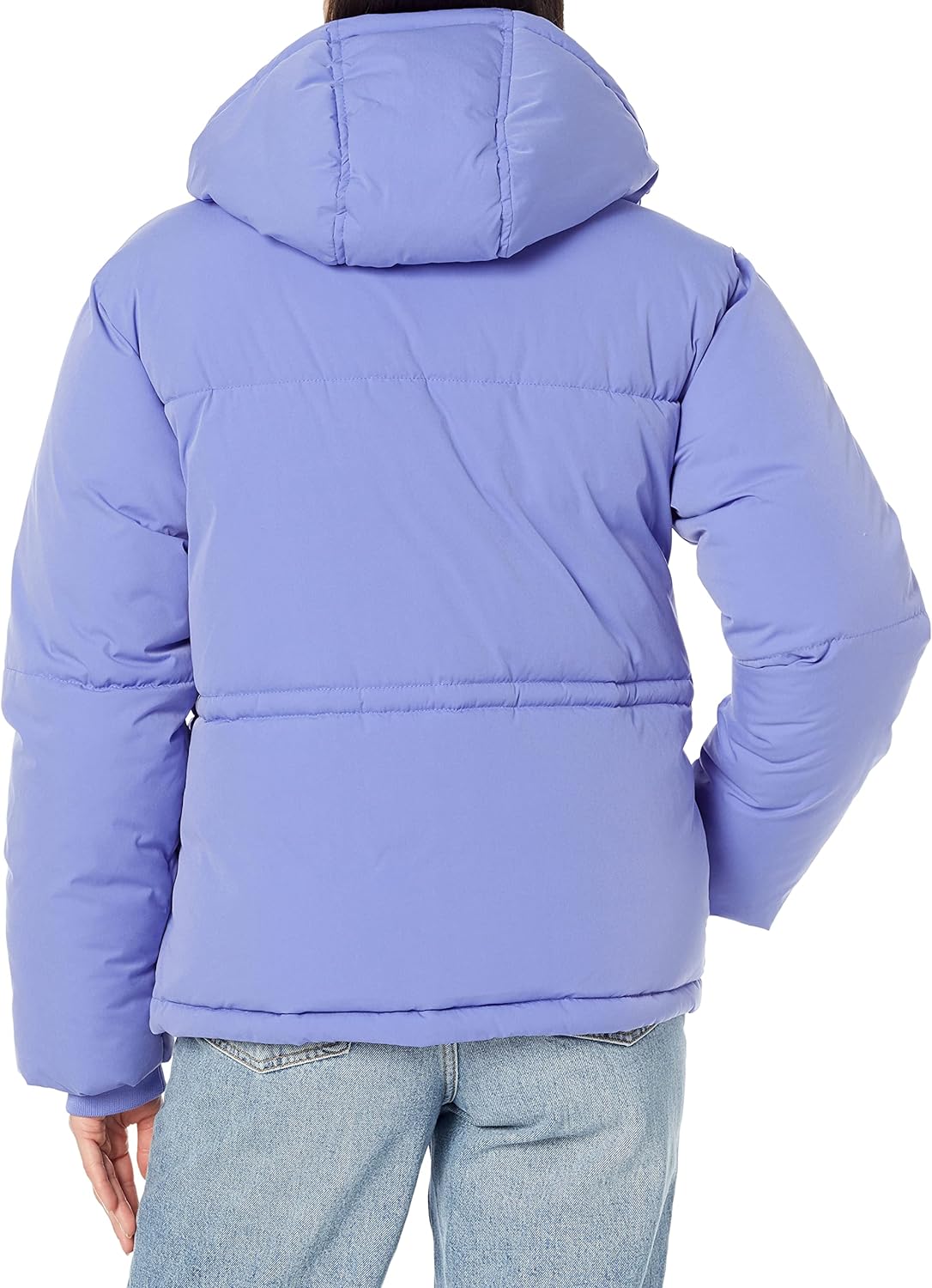 Women's Short Waisted Puffer Jacket (Available in Plus Size)