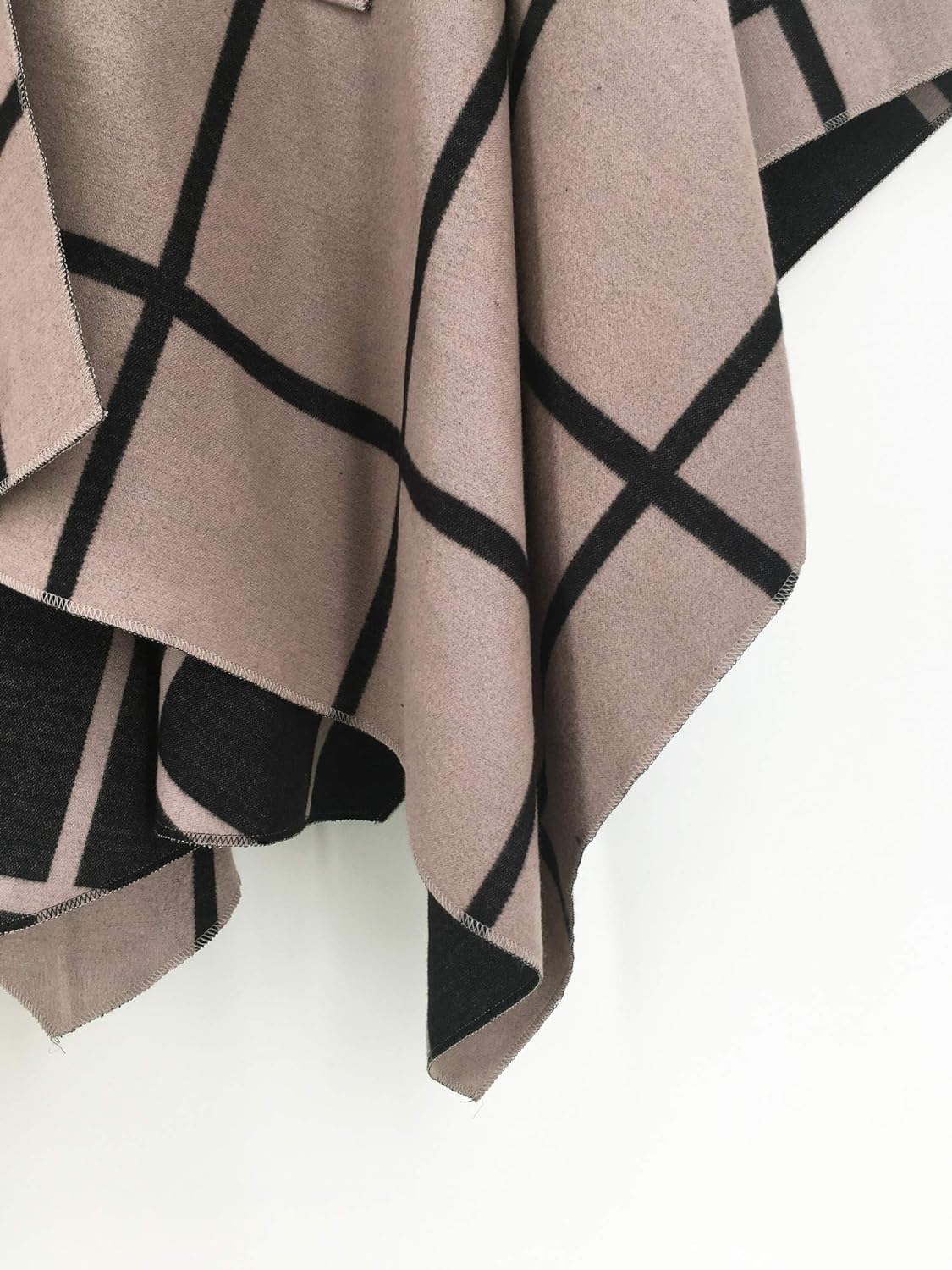 Women's Shawl Wrap Poncho Ruana Cape Open Front Cardigan Shawls for Fall Winter