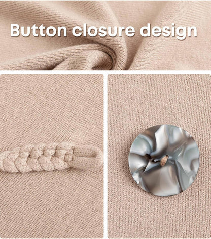 Womens Large Cross Front Poncho Sweater Wrap Topper Knitted Elegant Shawls Cape for Fall Winter