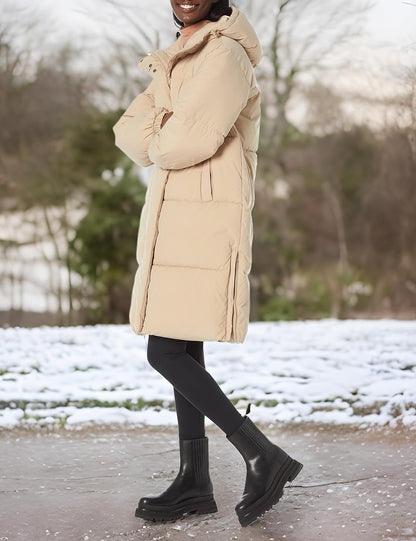 Women's Oversized Long Puffer Jacket (Available in Plus Size)