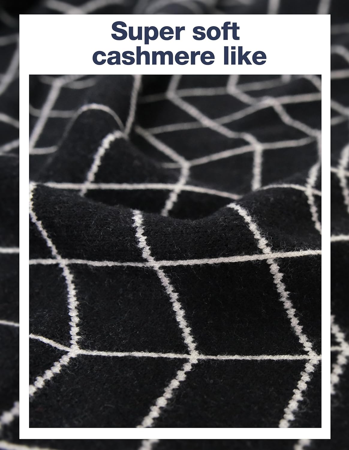 Womens Large Cross Front Poncho Sweater Wrap Topper Knitted Elegant Shawls Cape for Fall Winter