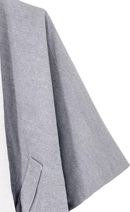 Women's Shawl Wrap Poncho Ruana Cape Open Front Cardigan Shawls for Fall Winter