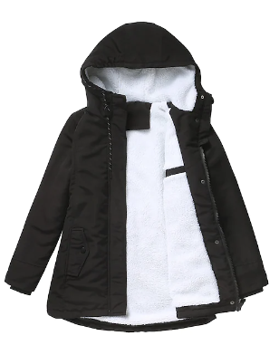 Women's Long Coat Windproof and Warm 3-in-1