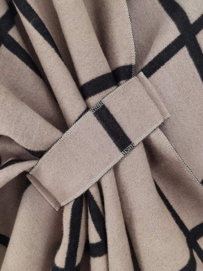 Women's Shawl Wrap Poncho Ruana Cape Open Front Cardigan Shawls for Fall Winter