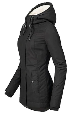 Women's Long Coat Windproof and Warm 3-in-1