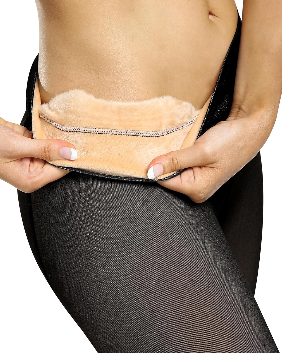 Fleece Lined Winter Warm Leggings for Women Thick Thermal Velvet Tights