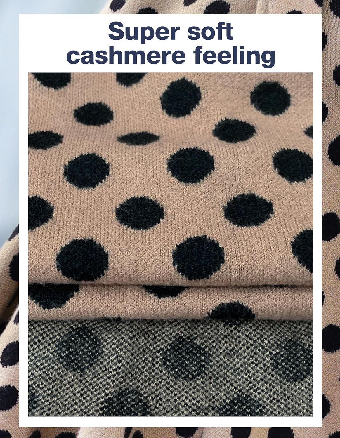 Womens Large Cross Front Poncho Sweater Wrap Topper Knitted Elegant Shawls Cape for Fall Winter