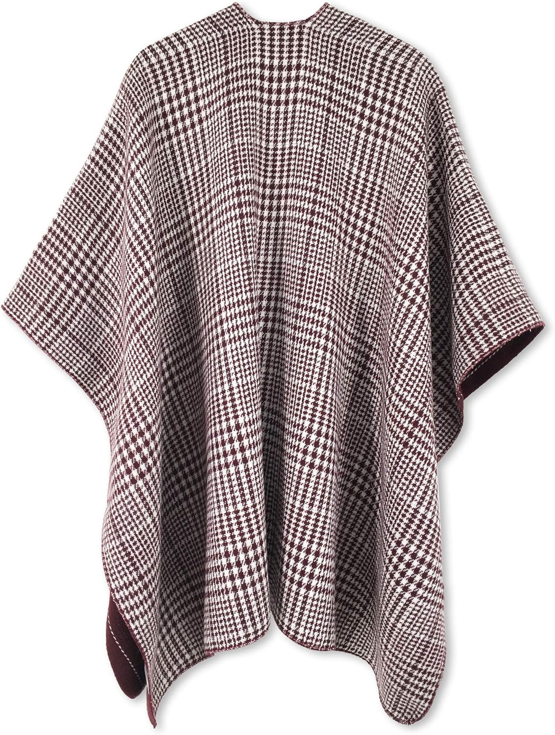 Women's Shawl Wrap Poncho Ruana Cape Open Front Cardigan Shawls for Fall Winter