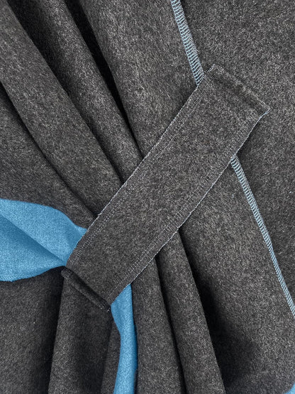 Women's Shawl Wrap Poncho Ruana Cape Open Front Cardigan Shawls for Fall Winter