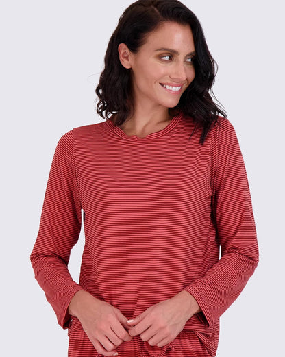 Real Essentials 2 Pack: Women’s Pajama Set Super-Soft Short & Long Sleeve Top With Pants (Available In Plus Size)