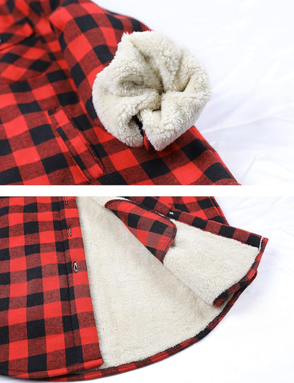 Women's Winter Hoodies Pullover Sherpa Fleece Warm Heavyweight Sweatshirt