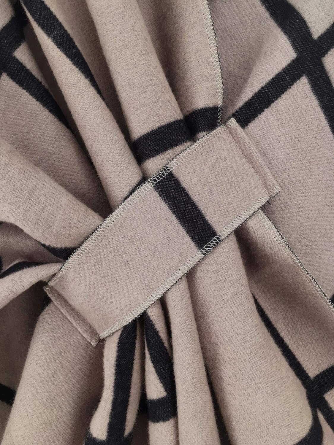 Women's Shawl Wrap Poncho Ruana Cape Open Front Cardigan Shawls for Fall Winter