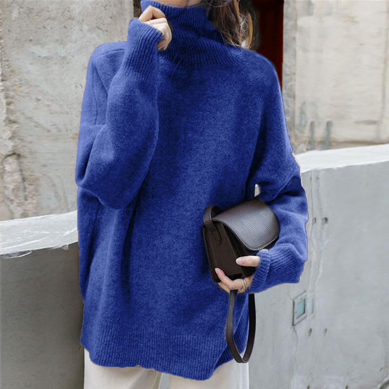Casual Turtleneck Long Sleeve Sweater