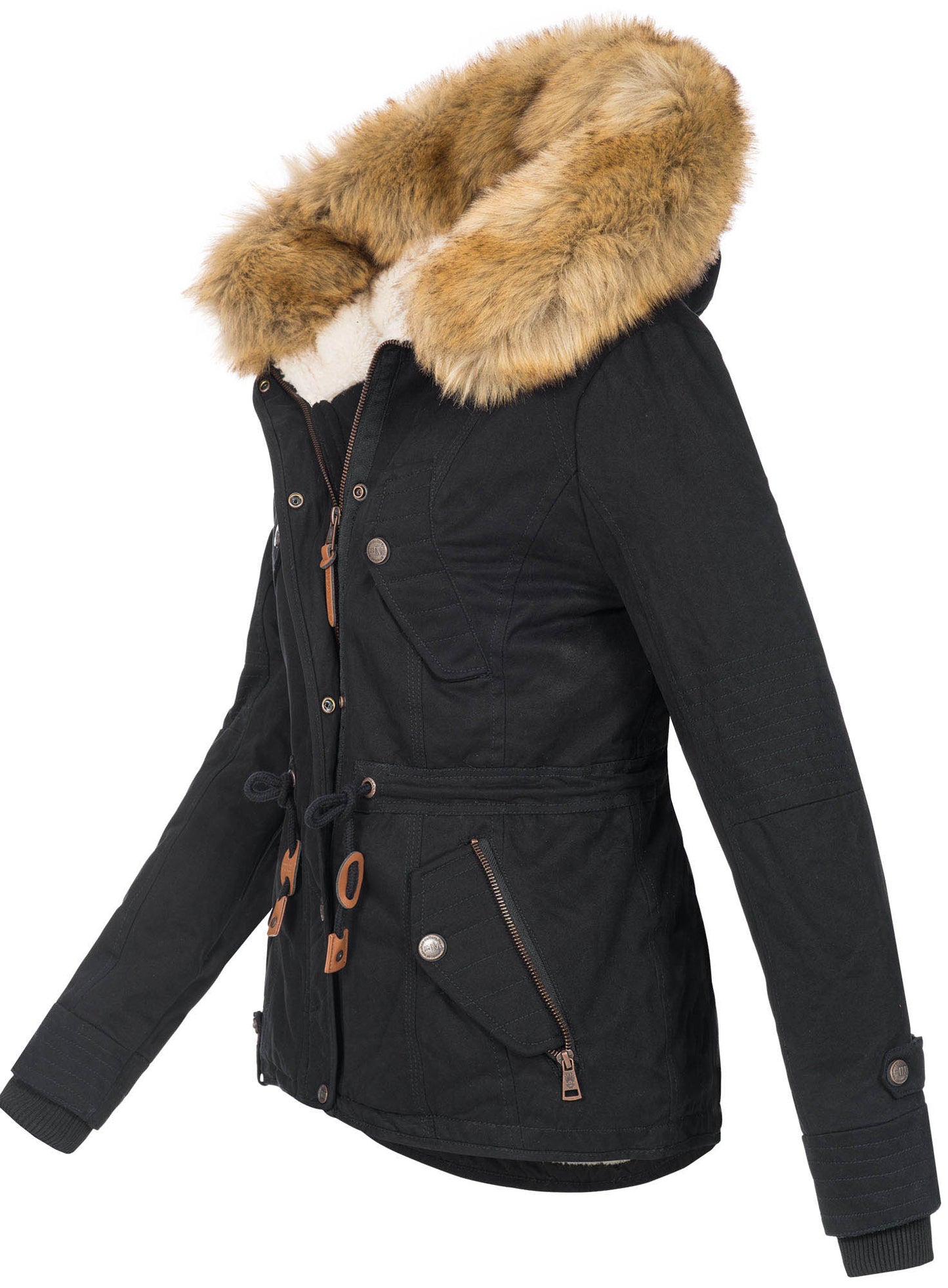 Women's winter short coat to keep warm