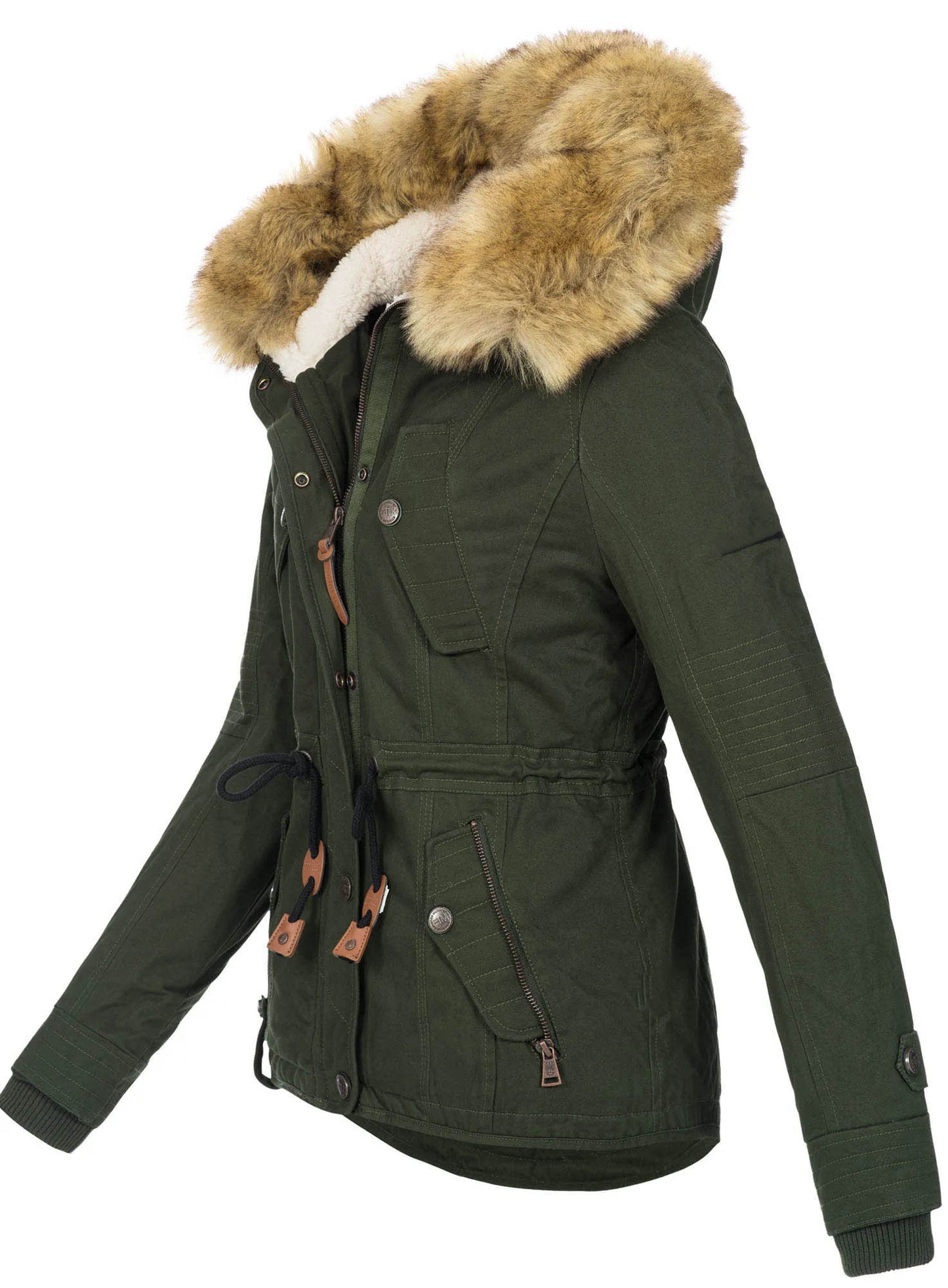 Women's winter short coat to keep warm