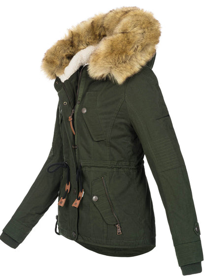 Women's winter short coat to keep warm
