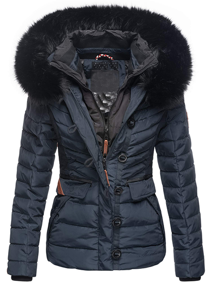 Ladies winter short parka coat