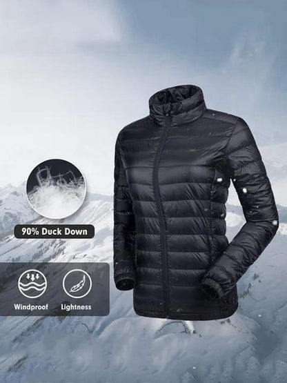 Ladies short down jacket...