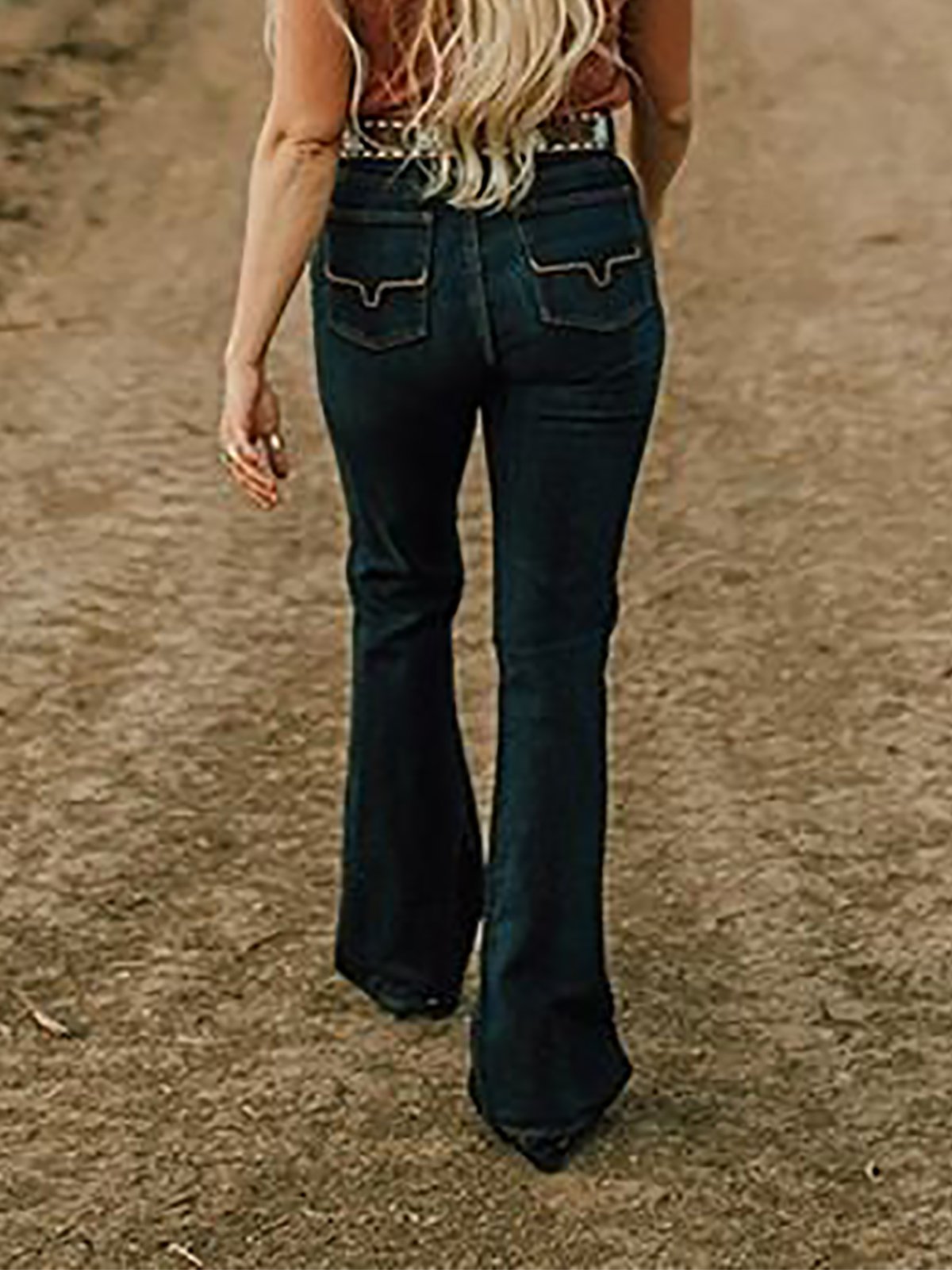 Deep Blue Casual Shift Denim Jeans